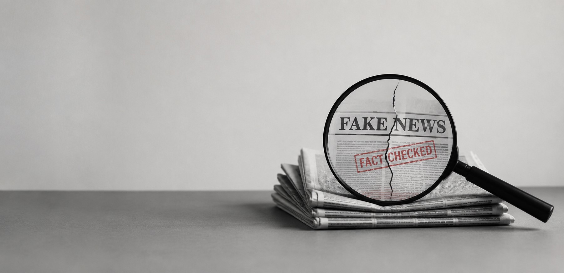 Abbiamo chiesto all'intelligenza artificiale di rappresentare il fallimento delle applicazioni di fact-cheking.